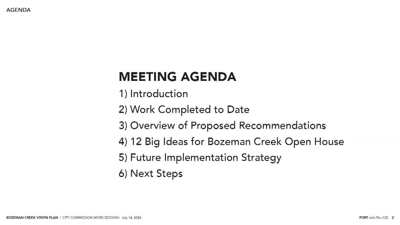 Bozeman Creek Vision Plan outlines flood diversion and restoration concepts